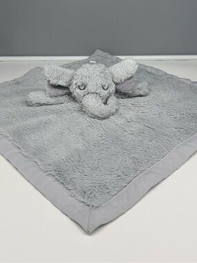Baby Baby Brand Gray Elephant Plush Lovey Security Blanket